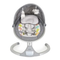 Детское кресло-качалка Moni iSwing Electric Light Grey фото №6 — интернет-магазин Desire.md