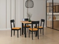 Masă pentru bucătărie Drewmix Max 8 Artisan/Black Legs imaginea #3 — magazin online Desire.md