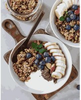 Tablou pe numere Strateg Овсянка с фруктами (GS1317)