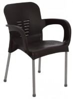 Fotoliu Scaun Florya Garden Picior-metal Ciocolata