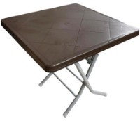 Masă pliabilă Florya Garden 80x80 picior metal Ciocolata imaginea #1 — magazin online Desire.md