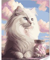 Tablou pe numere Strateg Пушистый котик (SS1026)