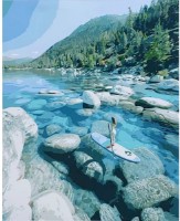 Картина по номерам Strateg Река в горах (GS083) фото №1 — интернет-магазин Desire.md