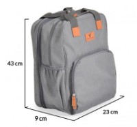 Сумка для мам Moni Liana 2in1 Grey фото №5 — интернет-магазин Desire.md