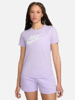 Женская футболка Nike W Nsw Tee Essntl Icn Ftra Violet Mist/White, s.M фото №1 — интернет-магазин Desire.md