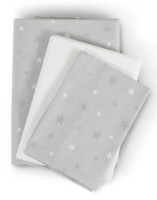 Lenjerie de pat pentru copii Hugzzz Nook Grey Stars 3pcs imaginea #3 — magazin online Desire.md