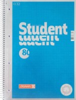 Тетрадь Brunnen A4/80p Premium Student Cyan