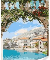 Картина по номерам Strateg Романтический залив (SS1055)