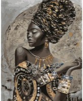 Tablou pe numere Strateg Темнокожая красавица (GS1446)