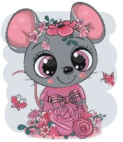 Tablou pe numere Strateg Хвостик в розовом (ES101) imaginea #1 — magazin online Desire.md