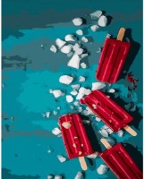 Tablou pe numere Strateg Ягодное мороженое (DY391)