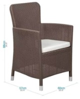 Набор садовой мебели Hola Capri Star Mocca 0434028 фото №2 — интернет-магазин Desire.md