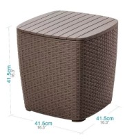 Набор садовой мебели Hola Capri Star Mocca 0434028 фото №4 — интернет-магазин Desire.md