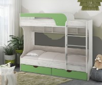 Детская кровать Пехотин Юнга Крафт/Фисташка фото №2 — интернет-магазин Desire.md