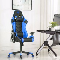 Офисное кресло Havit GC932 Black/Blue фото №4 — интернет-магазин Desire.md