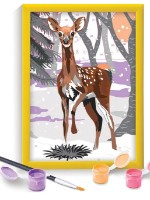 Tablou pe numere AS Paint With Snow Deer (1038-41014) imaginea #3 — magazin online Desire.md
