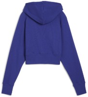 Hanorac damă Puma Classics+ Relaxed Cropped Hoodie Lapis Lazuli, s.M imaginea #2 — magazin online Desire.md
