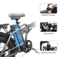 Электровелосипед Tronix VE-02 20 INCH BK23-4-2 фото №4 — интернет-магазин Desire.md