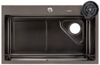 Chiuvetă de bucătărie Art Flame Set Lunara 78x45 Black imaginea #2 — magazin online Desire.md