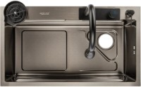 Кухонная мойка Art Flame Set Sharlota 78x45 Black фото №2 — интернет-магазин Desire.md