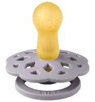 Пустышка BIBS Boheme 2 Pack 0+ months Fossil Grey/Mauve (230131) фото №2 — интернет-магазин Desire.md