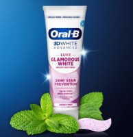 Pastă de dinţi Oral-B 3D White Advanced Luxe Perfection 75ml imaginea #2 — magazin online Desire.md
