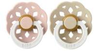 Suzeta BIBS Boheme Glow 2 Pack 0+ months Blush/Vanilla (230123) imaginea #1 — magazin online Desire.md