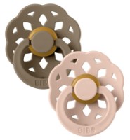 Suzeta BIBS Boheme 2 Pack 6+ months Dark Oak/Blush (240109) imaginea #1 — magazin online Desire.md