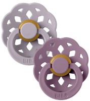 Suzeta BIBS Boheme 2 Pack 6+ months Fossil Grey/Mauve (240131) imaginea #1 — magazin online Desire.md