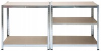 Unitate de rafturi de depozitare FunFit Metal Storage 150x75x30cm (3266) imaginea #3 — magazin online Desire.md