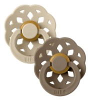 Suzeta BIBS Boheme 2 Pack 6+ months Vanilla/Dark Oak imaginea #1 — magazin online Desire.md