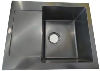 Chiuvetă de bucătărie Tornado Sofia 620x500 Black