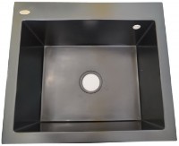 Chiuvetă de bucătărie Tornado Nikoli 510x565 Black