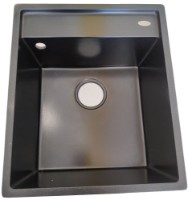 Chiuvetă de bucătărie Tornado Amanda 520x440 Obsidian