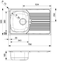 Кухонная мойка Reginox Rex 10 фото №2 — интернет-магазин Desire.md