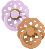 Suzeta BIBS Boheme 2 Pack 6+ months Violet Sky/Pumpkin (240137) imaginea #1 — magazin online Desire.md