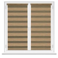 Рулонные шторы Msrolls Day Night 10687/8 Cafea/Misheli 0.70x1.70m