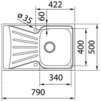 Chiuvetă de bucătărie Teka Starbright 45 E-XM 1B 1D imaginea #3 — magazin online Desire.md