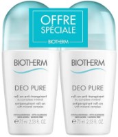 Дезодорант Biotherm Deo Pure Roll-On Duo 2x75ml фото №1 — интернет-магазин Desire.md