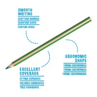 Набор цветных карандашей Carioca Supercolor Maxi Triang (43451) фото №3 — интернет-магазин Desire.md