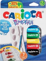 Vopsele de artă Carioca Tempera 10ml (53224) 7pcs