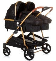 Коляска Chipolino Duo Smart Obsidian/Gold (KBDS02401OG) фото №1 — интернет-магазин Desire.md