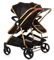 Коляска Chipolino Duo Smart Obsidian/Gold (KBDS02401OG) фото №3 — интернет-магазин Desire.md