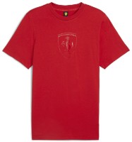 Мужская футболка Puma Ferrari Race Tonal Big Shield Tee Rosso Corsa, s.S (62705702)