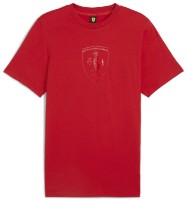 Tricou bărbătesc Puma Ferrari Race Tonal Big Shield Tee Rosso Corsa, s.S (62705702) imaginea #1 — magazin online Desire.md