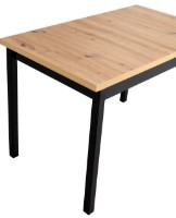 Masă pentru bucătărie Drewmix Max 10 Artisan/Black imaginea #2 — magazin online Desire.md