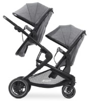 Carucior Hauck Atlantic Twin 2in1 Melange Grey imaginea #2 — magazin online Desire.md