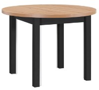 Masă pentru bucătărie Drewmix Poli 4 Artisan/Black