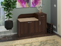 Обувница Пехотин Б-3 Орех/Браун Торонто фото №2 — интернет-магазин Desire.md