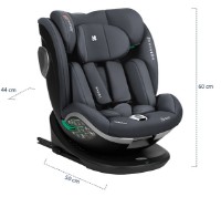 Детское автокресло Kikka Boo i-Drive i-Size 360 Dark Grey (31002100020 фото №5 — интернет-магазин Desire.md